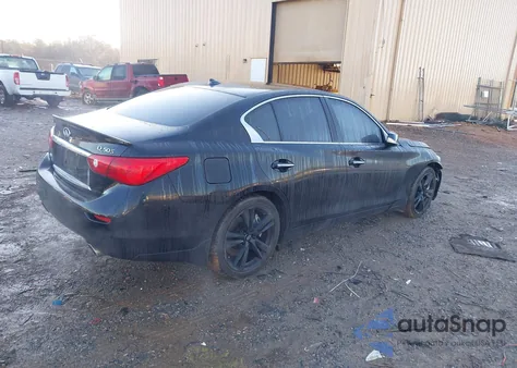 2014 Infiniti Q50 Sport from USA, damaged, VIN JN1BV7AR3EM683976